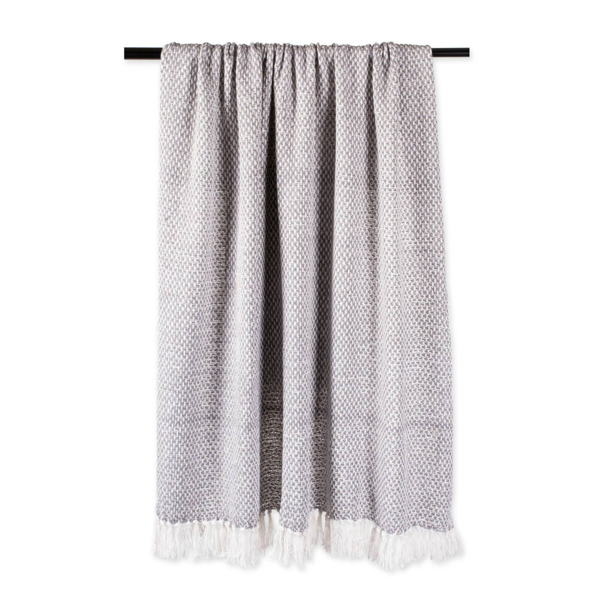 DII® Gray Woven Throw
